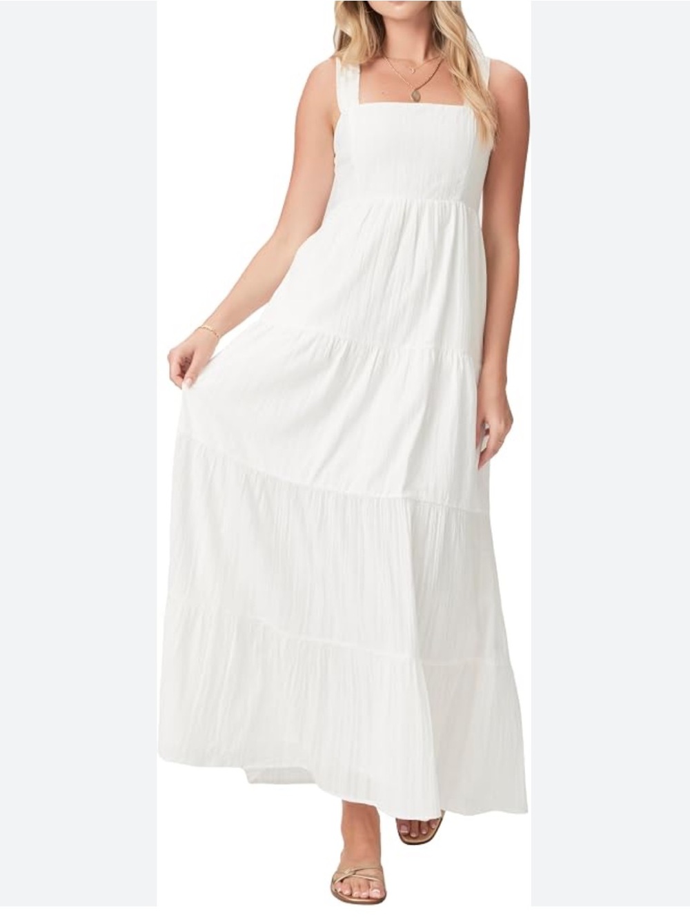 PAIGE Ginseng Tiered Maxi Dress - Picture 4 of 13
